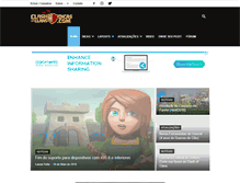 Tablet Screenshot of clashofclans-dicas.com